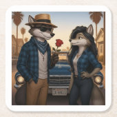 Vato Lobo "Valentines" Kartonnen Onderzetters (Voorkant)