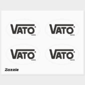 Vato loco skateboard decal ovale sticker (Vel)