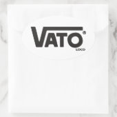 Vato loco skateboard decal ovale sticker (Tas)