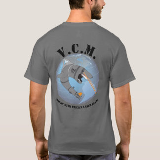 VATR Common Module haaien met lasers T-shirt