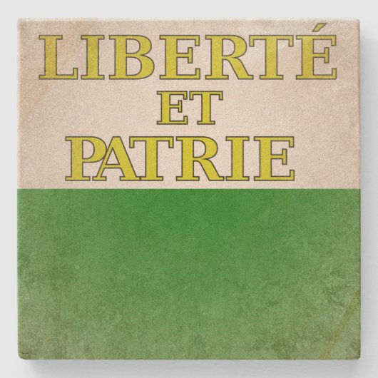 Vaud Stenen Onderzetter (Voorkant)