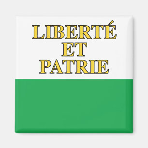 Vaud vlag, Zwitserland Magneet