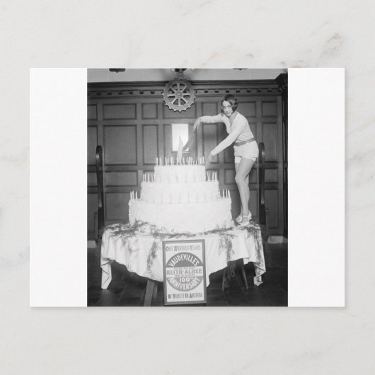 Vaudeville Birthday Party: 1926 Briefkaart (Voorkant)