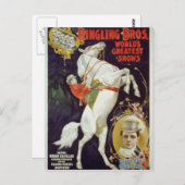 Vaudeville, Circus shows Briefkaart (Voorkant / Achterkant)