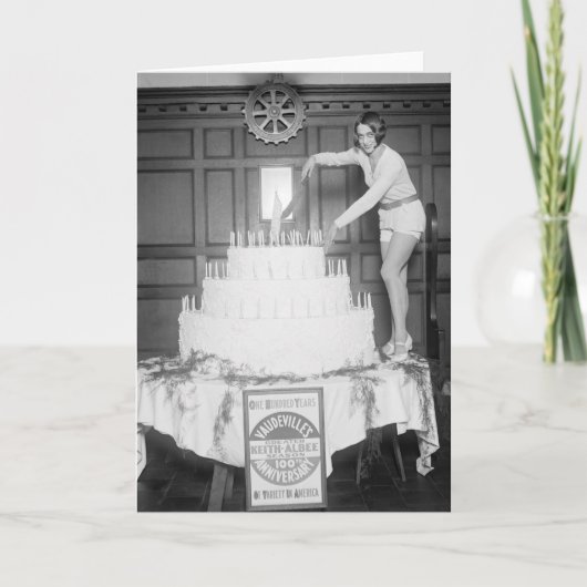 Vaudeville de Partij van de Verjaardag: 1926 Kaart (Voorkant)