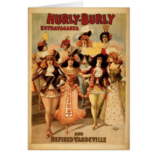 Vaudeville - Hurly Burly Extravaganza, 1899, (Voorkant)