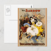 Vaudeville - The Sandow - Trocadero Vaudevilles Briefkaart (Voorkant / Achterkant)