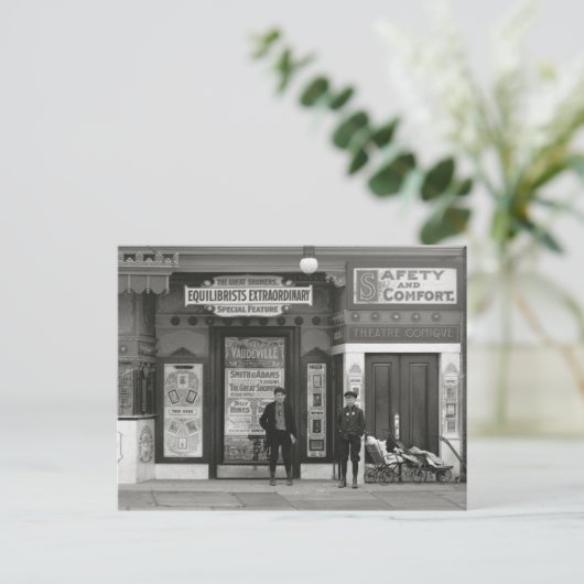 Vaudeville Theater, 1910 Briefkaart (Staand voorkant)