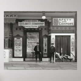Vaudeville Theater, 1910.  foto Poster