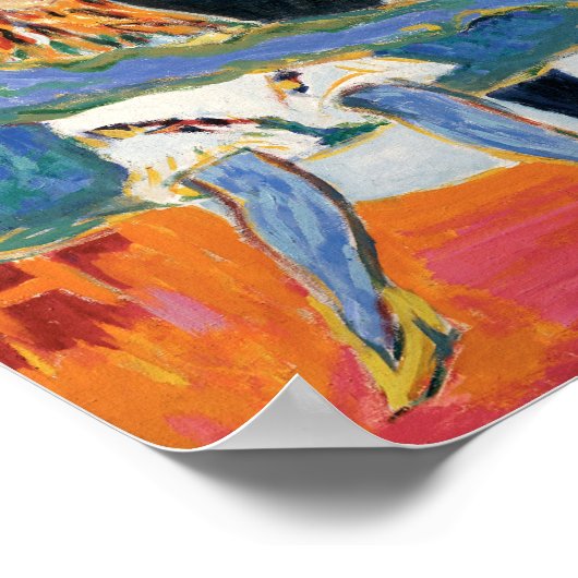 Vaudeville Theater | Ernst Ludwig Kirchner Poster (Hoek)