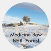 Vaudewoo - WY, VS Ronde Sticker (Voorkant)