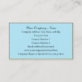 Vaudreante Flutter Damask Professional Visitekaartje (Achterkant)