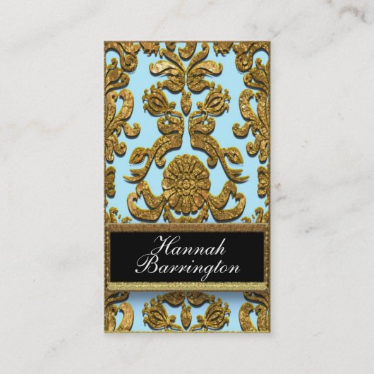Vaudreante Flutter Damask Professional Visitekaartje (Voorkant)