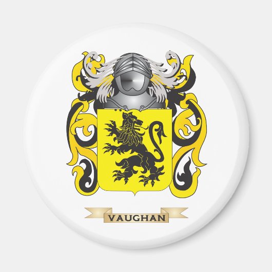Vaughan Family Crest (wapen) Magneet (Voorkant)