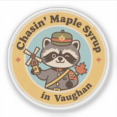Vaughan Ontario Maple Syrup Hunt Sticker (Voorkant)