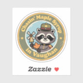  Vaughan Ontario wasbeer esdoorn Sticker (Vel)