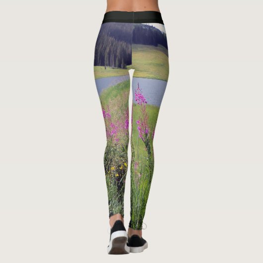 Vaughn Lake in de zomertijd Leggings (Achterkant)