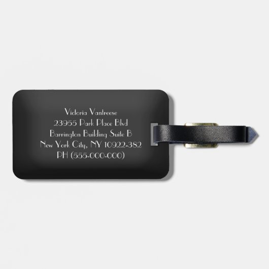 Vauhgn DelightElegant Bagagelabel (Achterkant horizontaal)