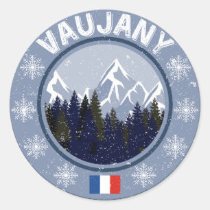Vaujany Ski Station Ronde Sticker