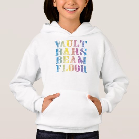 Vault Bars Beam Floor Shirten Sweatshirts Girls Gy (Voorkant)