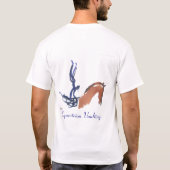 Vault! Equestrian Vaulting 2-zijdig T-shirt (Achterkant)