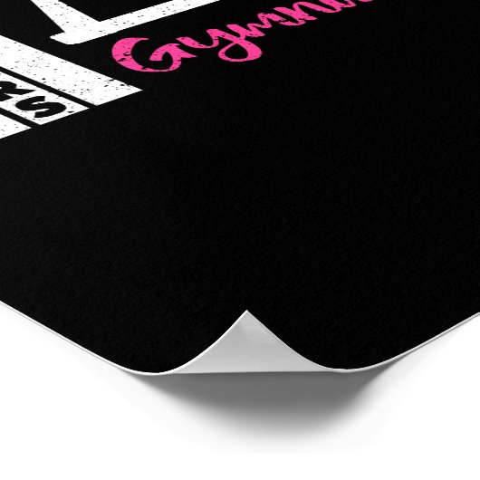 vault floor uneven bars beam gymnastics funny poster (Hoek)