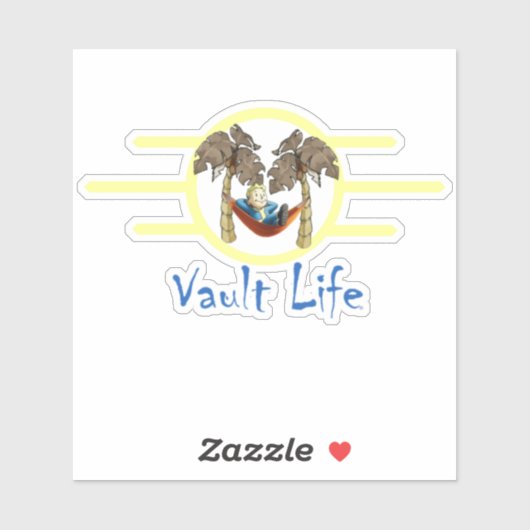 Vault Life-Sticker Sticker (Vel)
