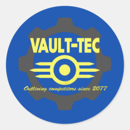 Vault-Tec - overlevende concurrenten Ronde Sticker