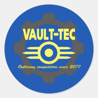 Vault-Tec - overlevende concurrenten Ronde Sticker