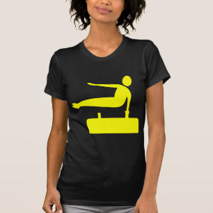 Vaulting Geel Cijfer - T-shirt