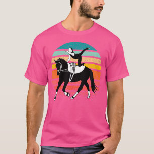Vaulting Horse Sports  Logo voor ruiter T-shirt