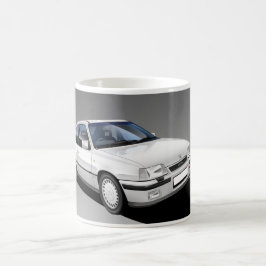 Vauxhall Astra GTE Classic Car Illustrated Mok (W)