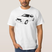 Vauxhall Astra GTE MK1 T-shirt (Voorkant)