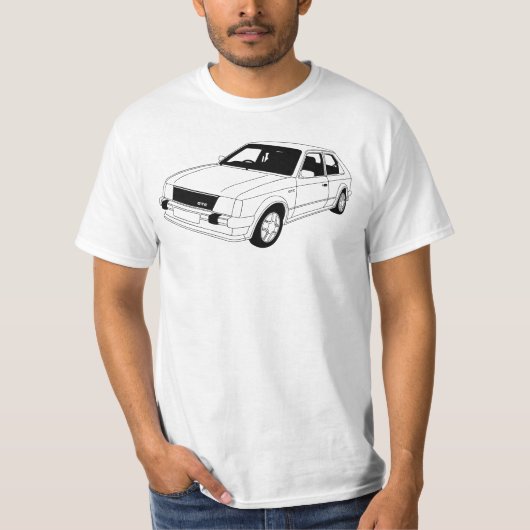 Vauxhall Astra GTE MK1 T-shirt (Voorkant)