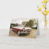 Vauxhall Cresta blanco wenskaart Kaart (Gele Bloem)