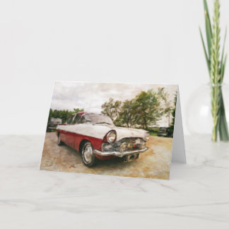 Vauxhall Cresta blanco wenskaart Kaart