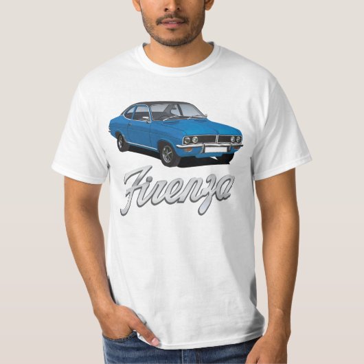 Vauxhall Firanza in 17 kleuren T-shirt (Voorkant)