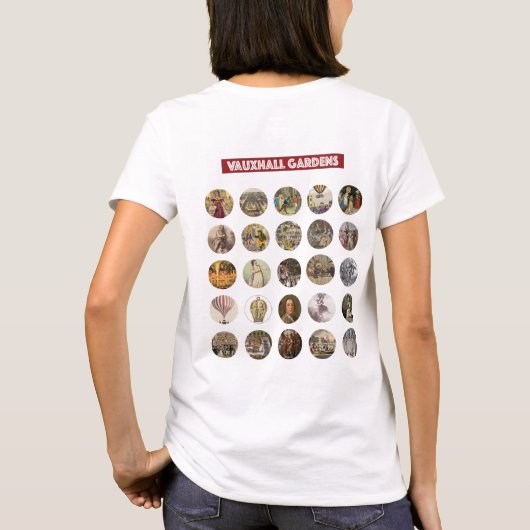 Vauxhall Gardens Circles T-shirt (Achterkant)