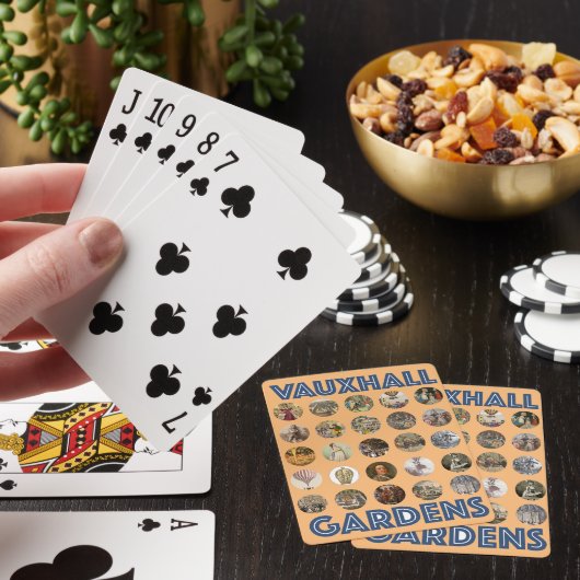 Vauxhall Gardens Poker Set Pokerkaarten (Insitu)