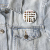 Vauxhall Gardens Ronde Knop Button 5,7 Cm (In situ)