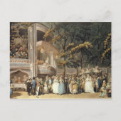 Vauxhall Gardens van Ackermann Briefkaart (Voorkant)