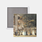 Vauxhall Gardens van Ackermann Magneet (Voorkant / Achterkant)