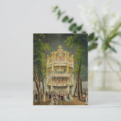 Vauxhall tuinen, 1808 briefkaart (Staand voorkant)