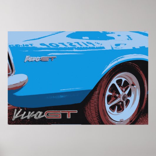 Vauxhall Viva HB GT Poster (Voorkant)
