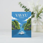 Vava'u-eilanden Tonga Briefkaart (Staand voorkant)