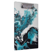 Vawes abstracte Spiraal Foto Notitieboek Klembord (Rechts)