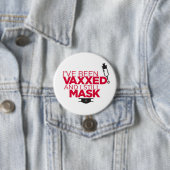 VAX en MASK ME! Ronde Button 7,6 Cm (In situ)