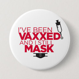 VAX en MASK ME! Ronde Button 7,6 Cm