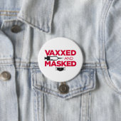 VAX en MASK ME! Ronde Button 7,6 Cm (In situ)