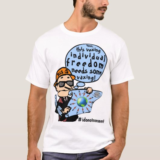 Vaxingvrijheid (licht) T-shirt (Voorkant)